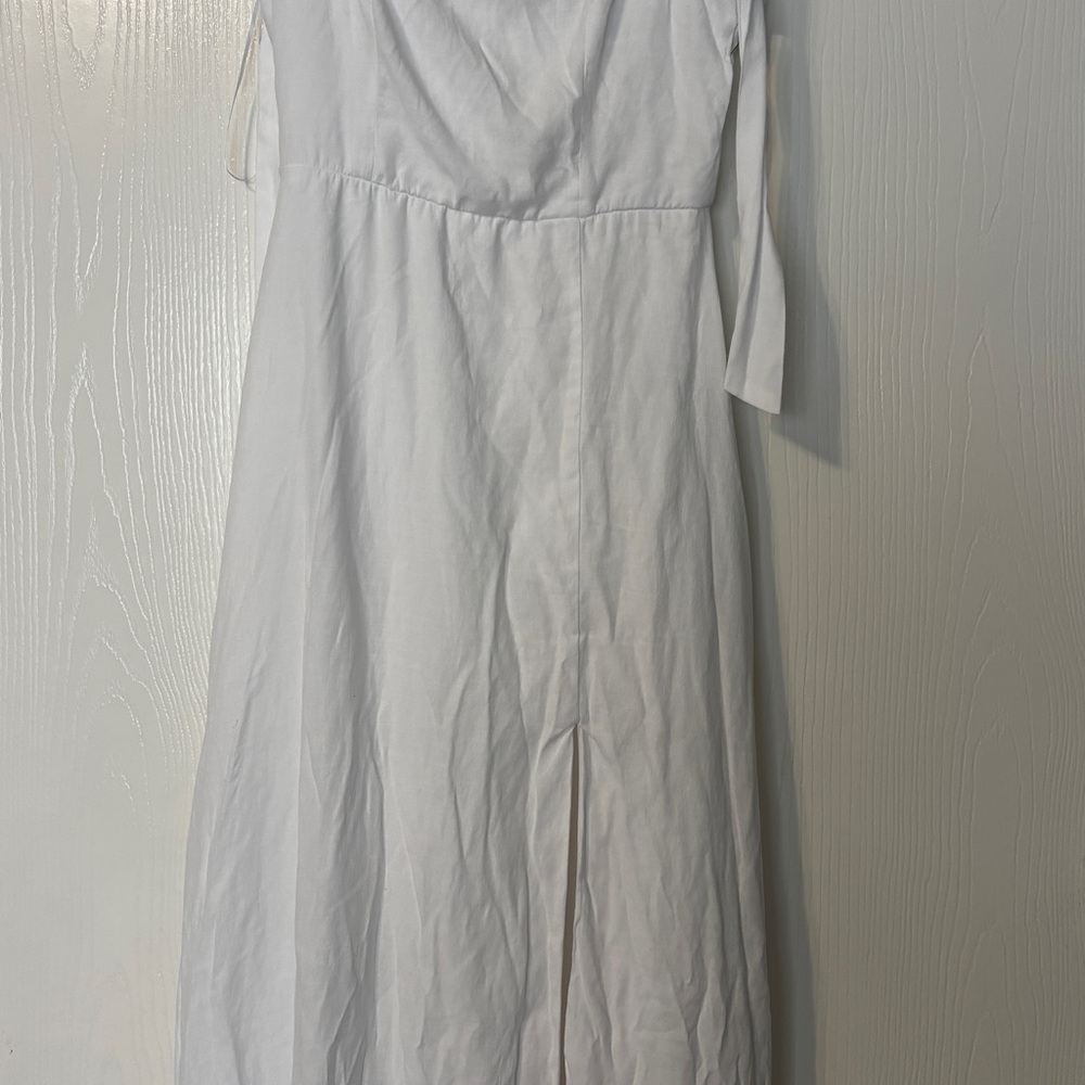 Miami White Bow Sleeve Sundress